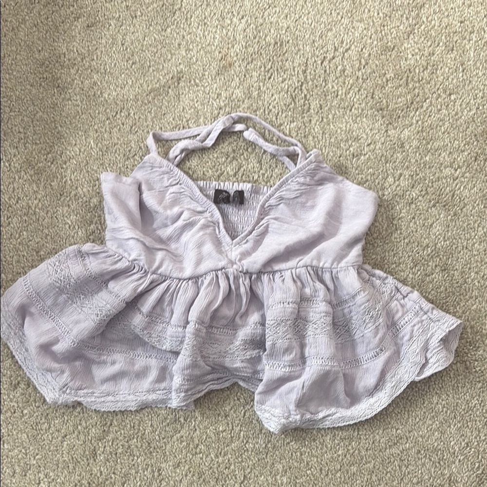 Hollister Lavender Crop Top